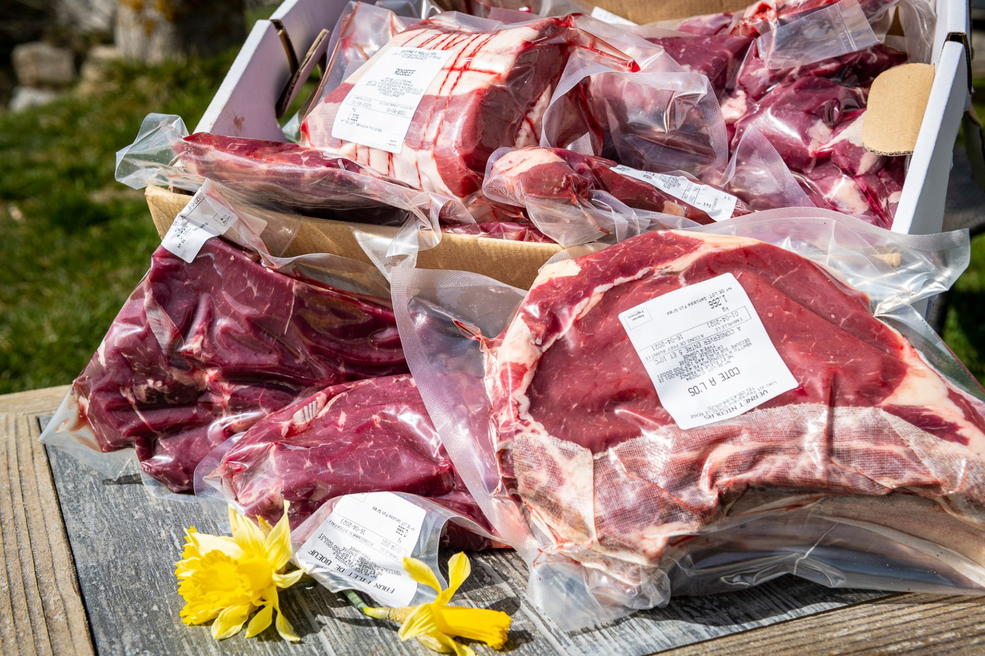 Colis de viande fraîche de veau Limousin - 6 kg - Origine Tarn